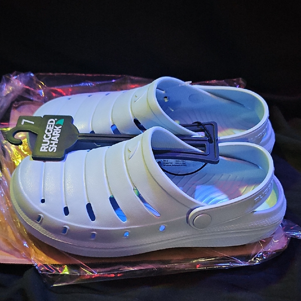 *Brand New* Rugged Shark Kids' Baby Blue Water Shoes